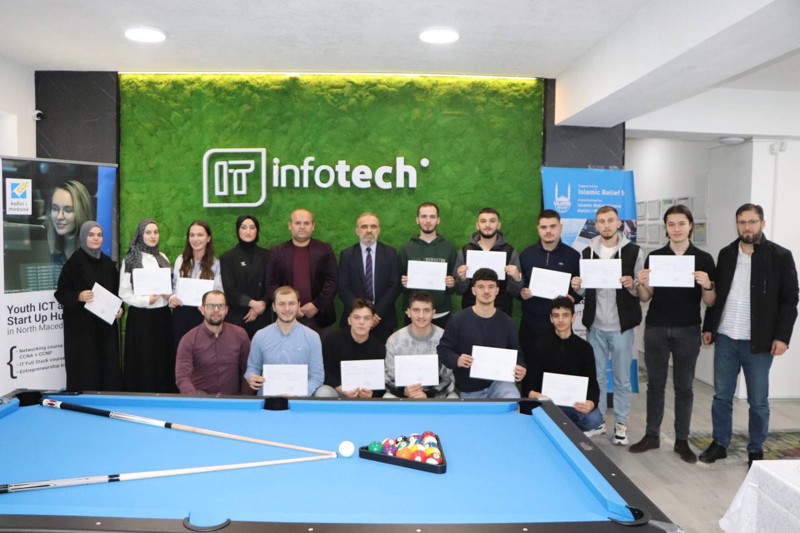 Ceremoni e certifikatave në Infotech Academy